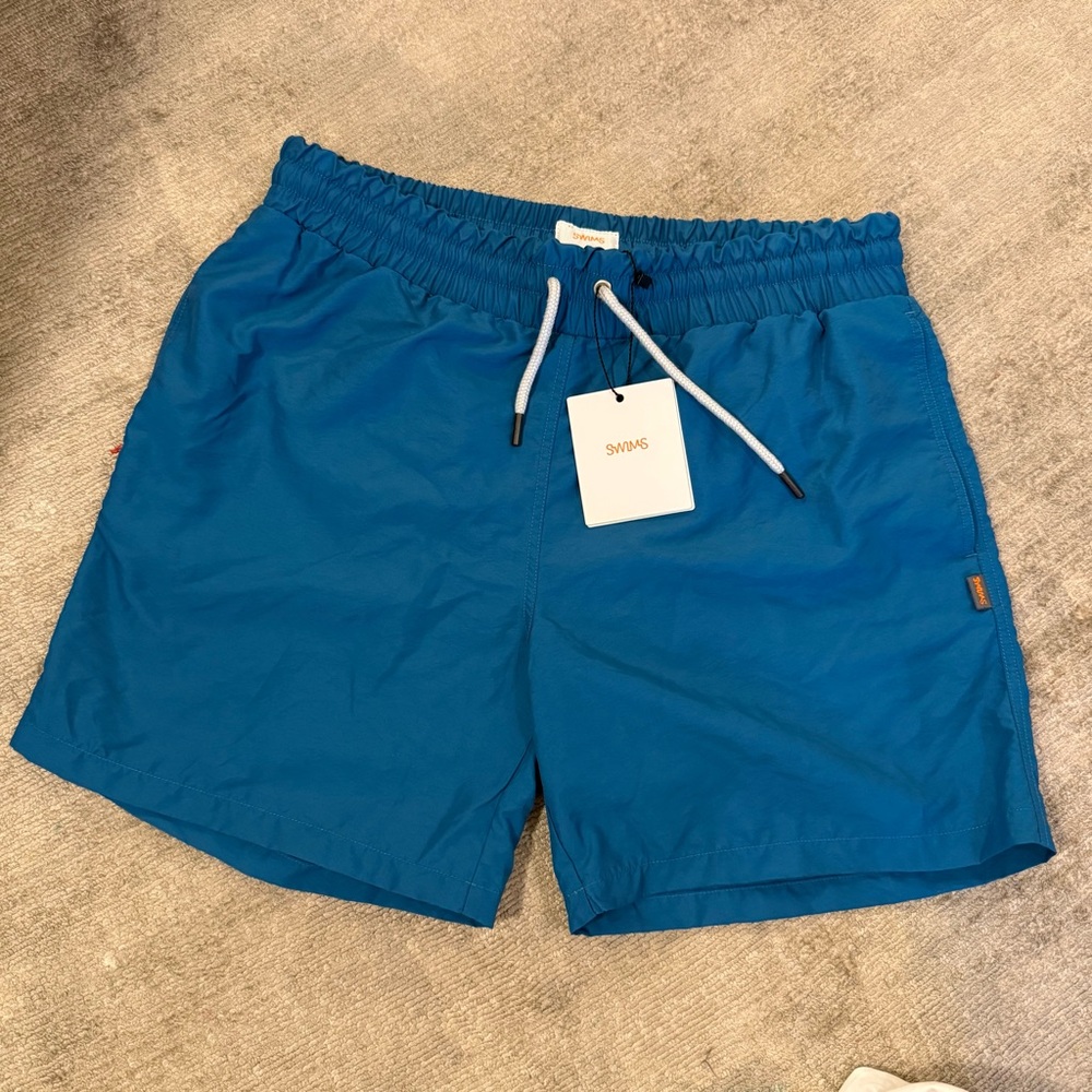 SWIMS Blue Swim Shorts